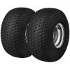 imageVEVOR Lawn Mower Tires with Rim 20x88quot Tubeless Tractor Tires 2Pack Tire and Wheel Assembly STurf Pneumatic Tires with 35quot Offset Hub and 34quot Bushing Size for Riding Mowers Lawn TractorsTubeless with Rim