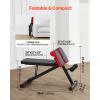 imageVEVOR MultiFunctional Weight Bench for Full Body Workout Roman Chair Hyperextension Bench 330 lbs Adjustable ampamp Foldable Equipment for Back Arm Core Ab Workout Sit Up Exercise Machine for Home Gym