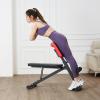 imageVEVOR MultiFunctional Weight Bench for Full Body Workout Roman Chair Hyperextension Bench 330 lbs Adjustable ampamp Foldable Equipment for Back Arm Core Ab Workout Sit Up Exercise Machine for Home Gym
