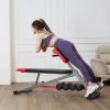 imageVEVOR MultiFunctional Weight Bench for Full Body Workout Roman Chair Hyperextension Bench Adjustable ampamp Foldable Equipment for Back Arm Core Ab Workout Sit Up Exercise Machine for Home GymMultiFunctional 660LB
