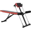 imageVEVOR MultiFunctional Weight Bench for Full Body Workout Roman Chair Hyperextension Bench Adjustable ampamp Foldable Equipment for Back Arm Core Ab Workout Sit Up Exercise Machine for Home GymPull rope 770LB