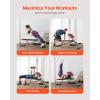 imageVEVOR MultiFunctional Weight Bench for Full Body Workout Roman Chair Hyperextension Bench Adjustable ampamp Foldable Equipment for Back Arm Core Ab Workout Sit Up Exercise Machine for Home GymMultiFunctional 660LB