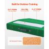imageVEVOR Pitching Mound Baseball Game Mound IndoorOutdoor Pitching Practice and Training Equipment Softball Pitching Aids with Antifade Turf and Pitching RubberGreen