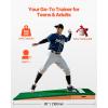 imageVEVOR Pitching Mound Baseball Game Mound IndoorOutdoor Pitching Practice and Training Equipment Softball Pitching Aids with Antifade Turf and Pitching RubberGreen