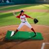 imageVEVOR Pitching Mound Baseball Game Mound IndoorOutdoor Pitching Practice and Training Equipment Softball Pitching Aids with Antifade Turf and Pitching RubberGreen