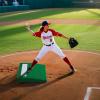 imageVEVOR Pitching Mound Baseball Game Mound IndoorOutdoor Pitching Practice and Training Equipment Softball Pitching Aids with Antifade Turf and Pitching RubberGreen