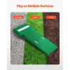 imageVEVOR Pitching Mound Baseball Game Mound IndoorOutdoor Pitching Practice and Training Equipment Softball Pitching Aids with Antifade Turf and Pitching RubberGreen