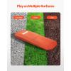 imageVEVOR Pitching Mound Baseball Game Mound IndoorOutdoor Pitching Practice and Training Equipment Softball Pitching Aids with Antifade Turf and Pitching RubberRed