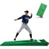 imageVEVOR Pitching Mound Baseball Game Mound IndoorOutdoor Pitching Practice and Training Equipment Softball Pitching Aids with Antifade Turf and Pitching RubberGreen
