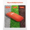 imageVEVOR Pitching Mound Baseball Game Mound IndoorOutdoor Pitching Practice and Training Equipment Softball Pitching Aids with Antifade Turf and Pitching RubberRed