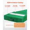 imageVEVOR Pitching Mound Baseball Game Mound IndoorOutdoor Pitching Practice and Training Equipment Softball Pitching Aids with Antifade Turf and Pitching RubberGreen