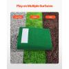 imageVEVOR Pitching Mound Baseball Game Mound IndoorOutdoor Pitching Practice and Training Equipment Softball Pitching Aids with Antifade Turf and Pitching RubberGreen