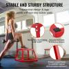 imageVEVOR Plyometric Jump Box 18 Inch Plyo Box Steel Plyometric Platform and Jumping Agility Box AntiSlip Fitness Exercise Step Up Box for Home Gym Training Conditioning Strength TrainingRed
