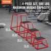 imageVEVOR Plyometric Jump Box 18 Inch Plyo Box Steel Plyometric Platform and Jumping Agility Box AntiSlip Fitness Exercise Step Up Box for Home Gym Training Conditioning Strength TrainingRed