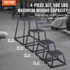 imageVEVOR Plyometric Jump Box 18 Inch Plyo Box Steel Plyometric Platform and Jumping Agility Box AntiSlip Fitness Exercise Step Up Box for Home Gym Training Conditioning Strength TrainingBlack