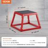 imageVEVOR Plyometric Jump Box 18 Inch Plyo Box Steel Plyometric Platform and Jumping Agility Box AntiSlip Fitness Exercise Step Up Box for Home Gym Training Conditioning Strength TrainingRed