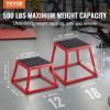 imageVEVOR Plyometric Jump Box 18 Inch Plyo Box Steel Plyometric Platform and Jumping Agility Box AntiSlip Fitness Exercise Step Up Box for Home Gym Training Conditioning Strength TrainingRed