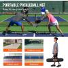 imageVEVOR Portable Pickleball Net System 22FT Regulation Size NetPickleball Net Set with Wheels