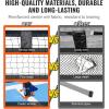 imageVEVOR Portable Pickleball Net System 22FT Regulation Size NetPickleball Net Set with Wheels and Paddles