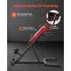 imageVEVOR Roman Chair Hyperextension Bench 300 lbs Adjustable Extension Machine MultiFunction Exercise Equipment for Glute Hamstring Lower Back and Ab Workout Fitness Weight Bench for Home Gym