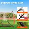imageVEVOR Softball Practice Net Portable Baseball Training Net for Hitting Batting Catching Pitching  Backstop Equipment with Bow Frame Carry Bag Strike Zone Batting Tee7X7FT Set 2