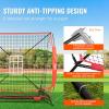 imageVEVOR Softball Practice Net Portable Baseball Training Net for Hitting Batting Catching Pitching  Backstop Equipment with Bow Frame Carry Bag Strike Zone Batting TeeNetTee