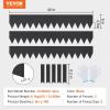 imageVEVOR Steel Landscape Edging 6 Packs 40 x 8 in RustResistant Metal Landscape Edging Bendable Garden Edging Border Heavy Duty Lawn Edging EasytoInstall Flower Bed Yard Pathway Divider Black40 L x 6 H 3 Pack