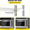 imageVEVOR Storage Shelf 4Tier Stainless Steel Shelving Storage Shelving Unit 709 x 177 x 591 Inch Heavy Duty Storage Rack Shelving 1320 Lbs Total Capacity with Adjustable Height5Tier 71x18x71