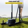 imageVEVOR Weight Training Pull Sled Fitness Strength Speed Training Sled Steel Power Sled Workout Equipment for Athletic Exercise and Speed ImprovementB500