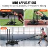 imageVEVOR Weight Training Pull Sled Fitness Strength Speed Training Sled Steel Power Sled Workout Equipment for Athletic Exercise and Speed ImprovementB500 NM