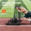 imageVEVOR Weight Training Pull Sled Fitness Strength Speed Training Sled Steel Power Sled Workout Equipment for Athletic Exercise and Speed ImprovementB500 NM