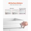 imageVEVOR White Shaker Base Cabinet 36Inch Unassembled Sink Base Cabinet 36quot W x 24quot D x 345quot H Ready to Assemble Cabinet with SoftClose Doors and Adjustable Shelf for Home Office36W Sink Base Cabinet