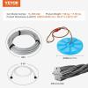 imageVEVOR Zip line Kits for Backyard160ft Zip line Kit for Kids and Adult Up to 330 lb Included Swing Seat Ziplines Brake and Steel Trolley Outdoor Playground EquipmentBlue80 ft