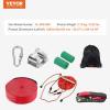 imageVEVOR Zip line Kits for Backyard160ft Zip line Kit for Kids and Adult Up to 330 lb Included Swing Seat Ziplines Brake and Steel Trolley Outdoor Playground EquipmentRed65 ft
