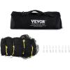 imageVEVORProfessional Softball Baseball Batting Hitting Training Net Practice Portable Pitching Cage Net with Door ampamp Carry Bag Heavy Duty Enclosed PE NettingBlack