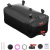 imageVEVOR 240L634 Gallon Water Storage Bladder Portable RV Water Tank 1000D PVC Collapsible Water Storage Containers Soft Water Storage Bag Water BladderCamping Emergency WaterBlack