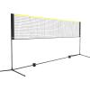 imageVEVOR Badminton Net Height Adjustable Volleyball Net Wide Foldable Pickleball Net Portable Easy Setup Tennis Net Set with Poles Stand and Carry Bag for Kids Backyard Game Indoor Outdoor Use14ft