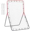 imageVEVOR Baseball and Softball Rebounder Net PitchBack Baseball Pitching Net Volleyball Pitch Return Trainer Rebound Net with Pitching Target All Angle Fielding Rebound Net for Grounders Pop Flies3X45FT