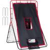 imageVEVOR Baseball and Softball Rebounder Net PitchBack Baseball Pitching Net Volleyball Pitch Return Trainer Rebound Net with Pitching Target All Angle Fielding Rebound Net for Grounders Pop Flies3X45FTupgraded 2IN1