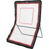 imageVEVOR Folding Lacrosse Rebounder for Backyard Volleyball Bounce Back Net Pitchback Throwback Baseball Softball Return Training Screen Adjustable Angle Shooting Practice Training Wall5X7FT