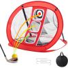 imageVEVOR Golf Practice Net Indoor Hitting Net for Baseball Hockey Soccer Heavy Duty Nylon DIY Ball Net Sports Netting Barrier for Backyard Driving Training SwingGolf Chipping Net