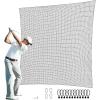imageVEVOR Golf Practice Net Indoor Hitting Net for Baseball Hockey Soccer Heavy Duty Nylon DIY Ball Net Sports Netting Barrier for Backyard Driving Training Swing10x10Ft Golf Net