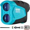 imageVEVOR Golf Rangefinder Laser Golfing Hunting Range Finder 6X Magnification Distance Measuring Golfing Accessory with HighPrecision Flag Lock Slope Switch Continuous Scan and BatteriesBlue1000