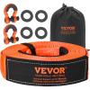 imageVEVOR Heavy Duty Tow Strap Recovery Kit 3 in x 30 ft MBS36000 lbs Tree Saver Winch Strap Triple Reinforced Loop ampamp Protective Sleeves ampamp Storage Bag 34quot DRing Shackles for Truck Jeep SUV ATV3 x 30