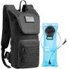 imageVEVOR Hydration Backpack Insulated Hydration Pack Backpack with Water Bladder Hiking Water Backpack with Storage for Men Women Hydro Water Daypack for Hiking Running Cycling CampingBLK 18L3L