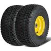imageVEVOR Lawn Mower Tires with Rim 20x88quot Tubeless Tractor Tires 2Pack Tire and Wheel Assembly STurf Pneumatic Tires with 35quot Offset Hub and 34quot Bushing Size for Riding Mowers Lawn TractorsTubeless with Rim Offset Hub
