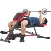 imageVEVOR MultiFunctional Weight Bench for Full Body Workout Roman Chair Hyperextension Bench Adjustable ampamp Foldable Equipment for Back Arm Core Ab Workout Sit Up Exercise Machine for Home GymMultiFunctional 660LB