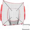 imageVEVOR Portable Baseball Softball Practice Net  7x7ft Replacement Net with Strike Zone Net Only Bow Frame Not Included