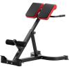 imageVEVOR Roman Chair Hyperextension Bench 300 lbs Adjustable Extension Machine MultiFunction Exercise Equipment for Glute Hamstring Lower Back and Ab Workout Fitness Weight Bench for Home Gym