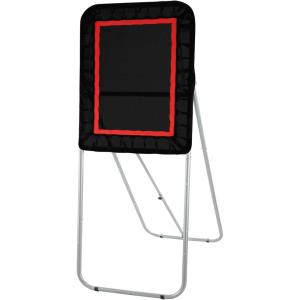 imageVEVOR Folding Lacrosse Rebounder for Backyard Volleyball Bounce Back Net Pitchback Throwback Baseball Softball Return Training Screen Adjustable Angle Shooting Practice Training Wall3X4FT